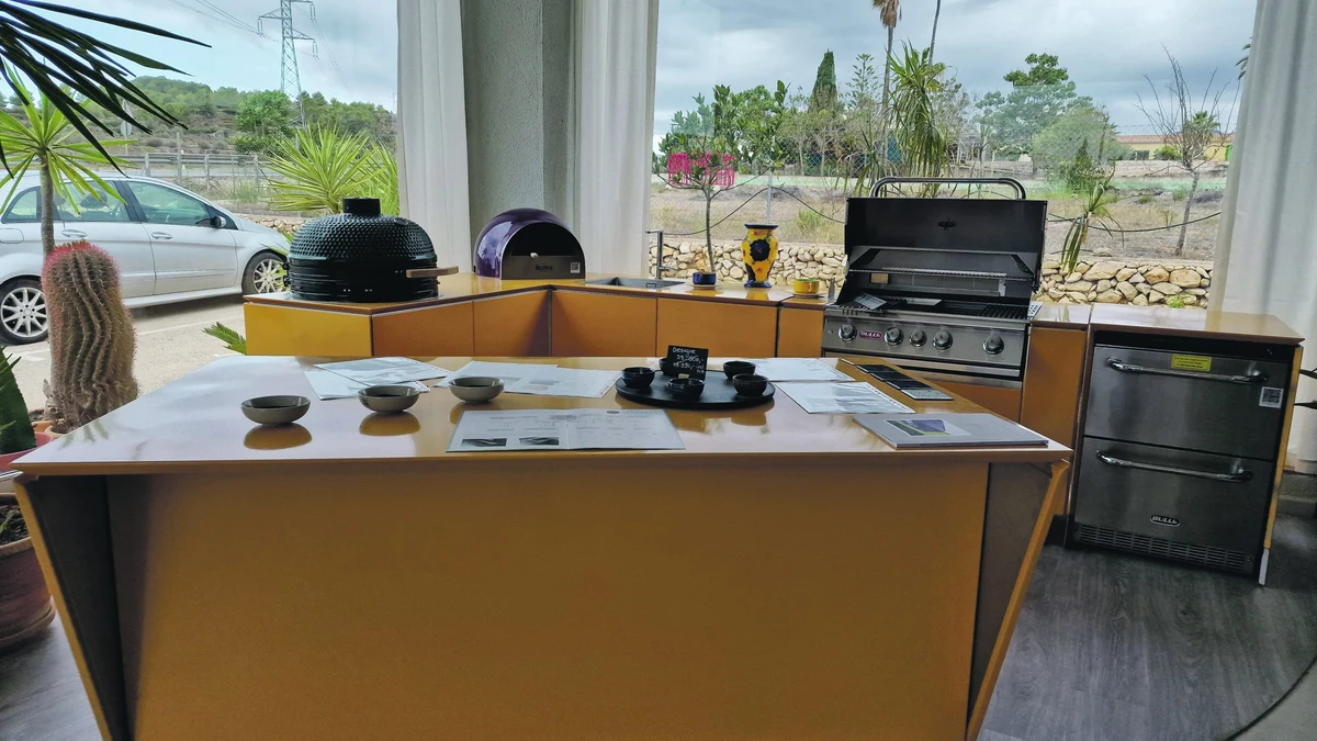 First BBQ outdoor kitchens and barbecue in Teulada