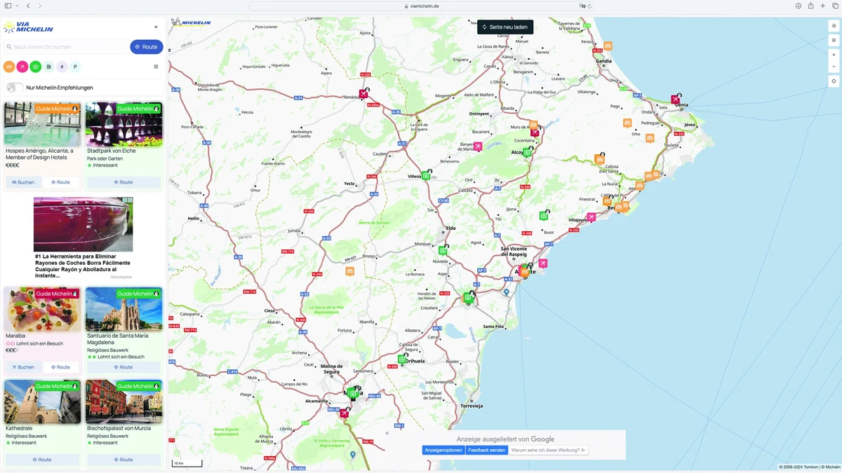 ViaMichelin: Stress-free driving