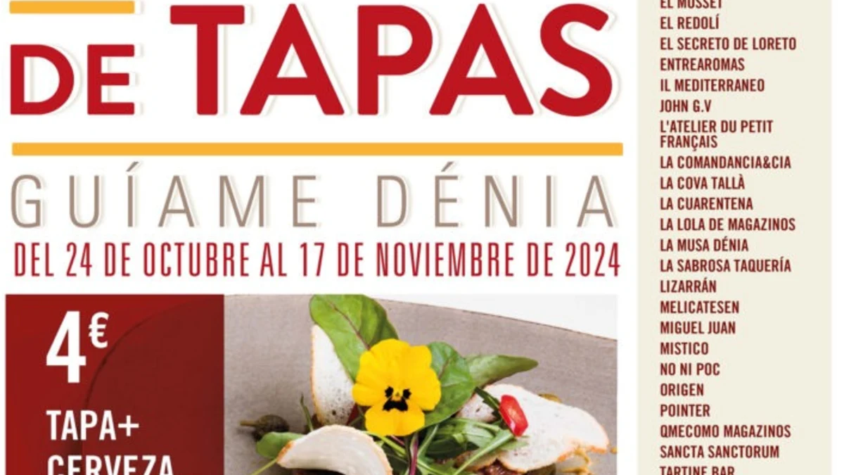 Tapas-ruten Denia