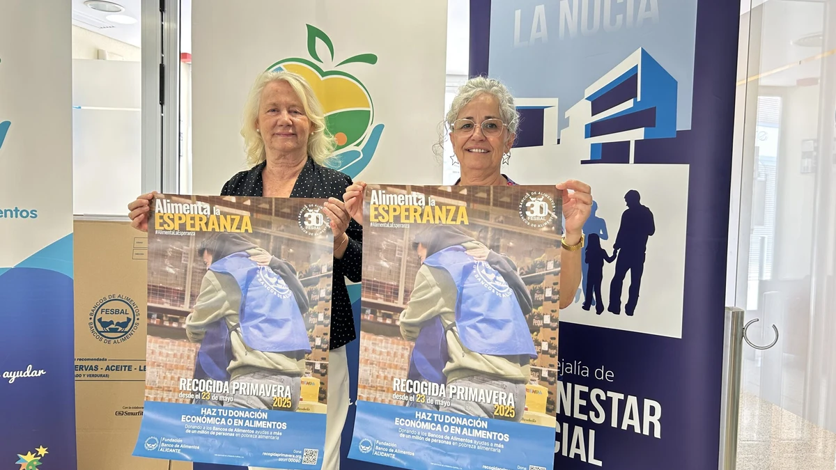 La Nucía collects food for the needy in May 2025